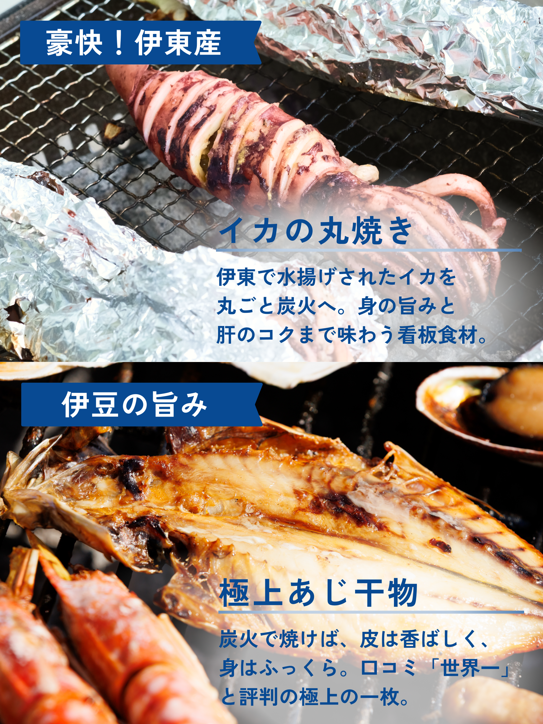 【2人前】伊豆の恵み海鮮BBQセット+静岡名物セット